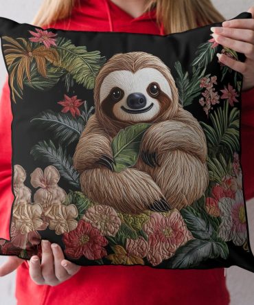 Cozy Slumber Quilted Pillow Cover — Sleepy Snuggles Plush-Look Throw Pillowcase For Nursery, Bedroom & Lounging Areas