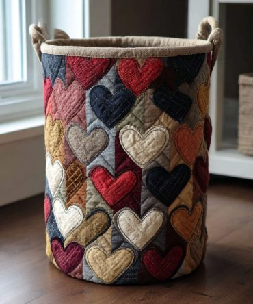 Soft Union Quilted Fabric Laundry Hamper — Spacious Foldable Laundry Basket With Reinforced Handles, Stylish Organizer For Home & Dorm Rooms