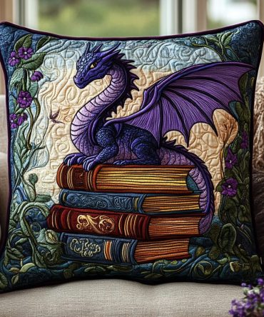 Starborn Scales Celestial Quilted Pillowcase Cover — Cosmic Decorative Pillow Sham, Soft Cotton-Blend, Hypoallergenic & Machine Washable