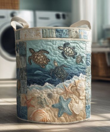 Tiny Voyager Quilted Laundry Hamper — Compact Foldable Fabric Basket With Handles For Small Spaces, Dorms & Kids Rooms