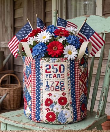 Traditional Tribute Quilted Fabric Hamper — Classic Heritage Design Laundry Basket For Timeless Home Organization