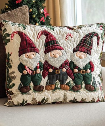 Whimsical Haven Quilted Pillow Cover – Fantasy Floral Pillowcase With Playful Prints, Soft Quilting And Colorful Accent For Kids' Rooms & Cozy Corners