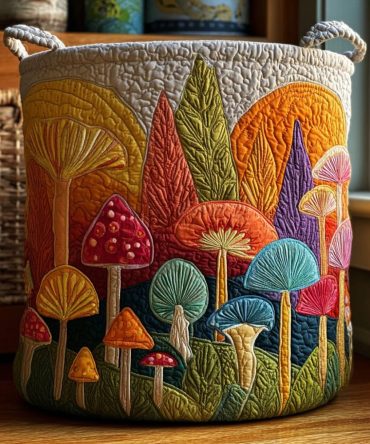 Whispering Field Quilted Laundry Hamper — Soft Floral Fabric Laundry Basket, Collapsible Quilted Storage Bin With Carry Handles & Washable Cover — Shop Now