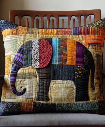Wild Heart Quilted Pillow Cover — Romantic Animal-Inspired Decorative Sham With Luxe Texture For Cozy Bedrooms, Sofas & Eclectic Interiors
