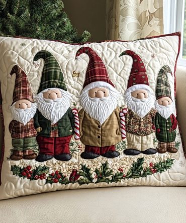 Quilted Pillowcase – Woodland Animals Decorative Pillow Sham In Soft Cotton, Machine-Washable Kids Nursery & Rustic Bedroom Accent, Gift-Ready