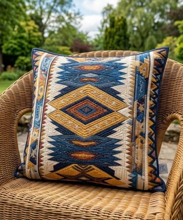 Prairie Weave Quilted Pillow Cover — Earthy Textured Throw Pillowcase With Woven-Look Stitching For Boho, Farmhouse & Minimalist Interiors
