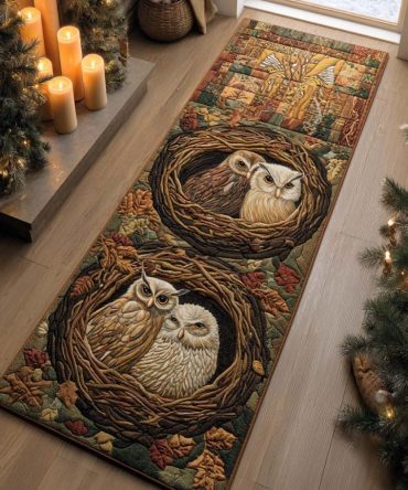 Amber Gaze Runner Rug — Warm Toned Hallway Carpet, Elegant Non‑Slip Runner For Entryways, Kitchens & Narrow Spaces