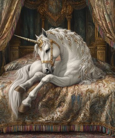 Avalon Unicorn Dream Woven Throw — Mythical Sofa & Nursery Blanket For Magical Decorating, Storytime Comfort & Gift Giving