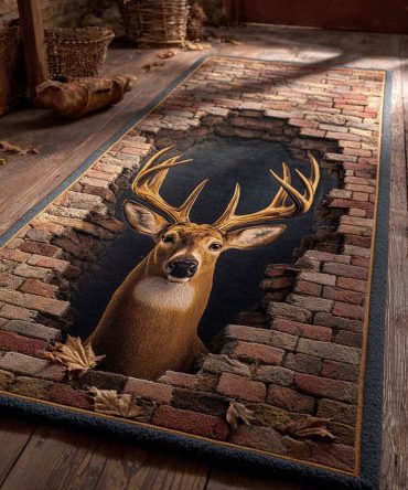 Brickland Pride Runner Rug — Bold Geometric Hallway Runner, Durable Low-Pile Accent Rug For Entryways, Kitchens & Stairs
