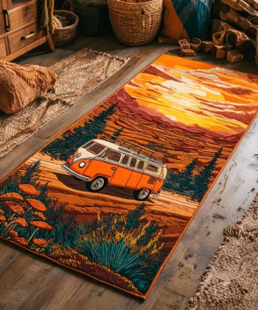 Canyon Drift Earthtone Runner Rug — Rustic Southwestern Hallway Runner, Durable Low-Pile Non-Slip Accent For Home Interiors