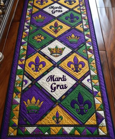 Carnival Royale Runner Rug — Bold Festive Hallway Accent, Colorful Low-Pile Carpet For Entryways, Stairs & High-Traffic Spaces