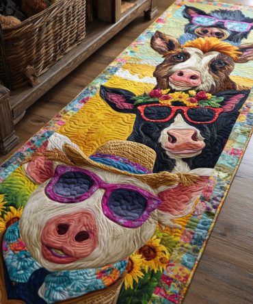 Cozy Pasture Hallway Runner Rug - Soft Plush Pastures Print For Entryway & Bedroom , Machine-Washable, Skid-Resistant Runner