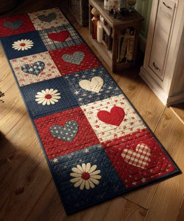 Daisy Lane Runner Rug — Cheerful Floral Hallway Accent, Soft Low-Pile Carpet For Entryways, Hallways And Staircases
