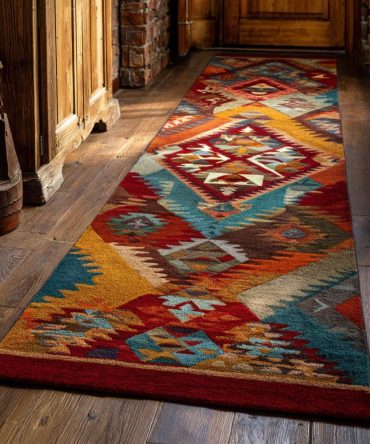 Earth Echo Runner Rug — Natural-Tone Hallway & Entry Runner, Durable Eco-Inspired Carpet For Modern, Calm Interiors