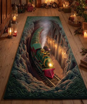 Emerald Route Premium Runner Rug - Lush Green Hallway Carpet, Fade-Resistant Pile, Durable Backing & Easy-Care For Busy Homes