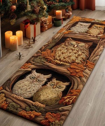 Forest Companions Runner Rug — Playful Animal Hallway Carpet, Durable Non‑Slip Runner For Kid‑Friendly Entryways & Mudrooms