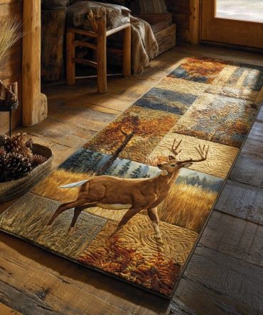 Golden Plains Contemporary Hallway Runner Rug — Warm Neutral Runner, Low-Pile & Stain-Resistant For Entryway, Kitchen, And Halls