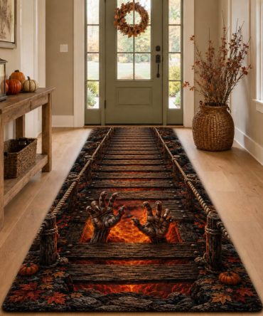 Grim Passage Urban Runner Rug - Industrial Hallway Carpet With Subtle Texture, Durable Low-Pile Fibers & Anti-Slip Backing For High Traffic