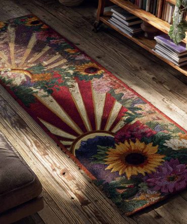 Harvest Glow Runner Rug — Warm Earth-Tone Hallway Runner With Vintage Texture, Durable Construction For Busy Homes, Soft Low Pile For Stairs & Entry