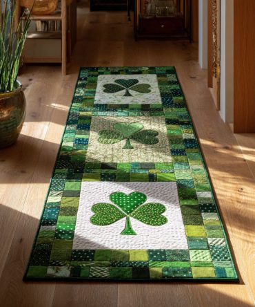 Jade Jubilee Runner Rug - Rich Green Jade Hallway Runner, Durable Low-Pile Design, Fade-Resistant & Non-Slip For Busy Areas