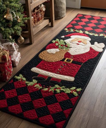 Joy To The World Holiday Runner Rug — Classic Christmas Message Runner For Entryway & Hallway, Durable, Gift-Ready Seasonal Accent