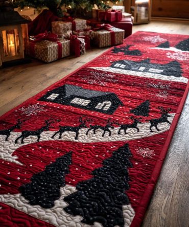 Enchanting 'Live The Magic' Holiday Runner Rug For Hallway — Whimsical Seasonal Design, Durable Construction, Slip-Resistant Backing (Shop Today)