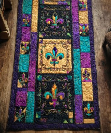 Midnight Mardi Runner Rug — Dark & Dramatic Hallway Accent, Elegant Low-Pile Carpet For Entryways, Corridors & Stairs