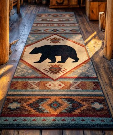 Mountain Shadow Runner Rug — Neutral Earthtone Hallway Runner, Durable Low-Profile Accent For Rustic Or Modern Entryways