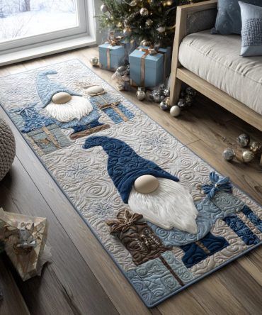 Nordic Cheer Holiday Runner Rug — Classic Scandinavian-Inspired Hallway Runner With Cozy Motifs, Durable Low-Pile & Slip-Resistant Backing