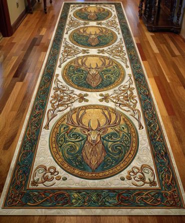 Opaline Crest Runner Rug — Soft Neutral Hallway Runner, Low-Pile Durable Carpet, Non-Slip Backing & Easy Care For Homes