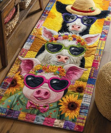 Pastoral Comfort Runner Rug — Cozy Farmhouse Kitchen & Hallway Runner, Durable Low-Pile, Non-Slip, Easy-Clean Country Mat