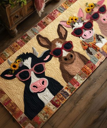 Soft Farmhouse Low-Profile Runner Rug — Neutral Kitchen & Hallway Runner, Durable, Non-Slip Backing, Easy-Clean Country Style Mat