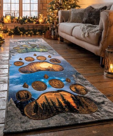Timber Ridge Rustic Runner Rug — Warm Wood-Tone Hallway Accent Rug With Natural Texture, Low-Pile Durable Runner For Entryways