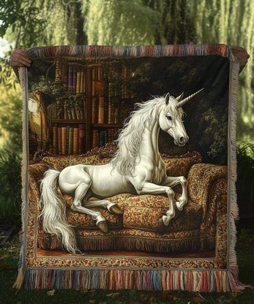 Twilight Enchantment Woven Throw — Moody Sofa Blanket For Cozy Evenings, Ambient Living Rooms & Stylish Layering