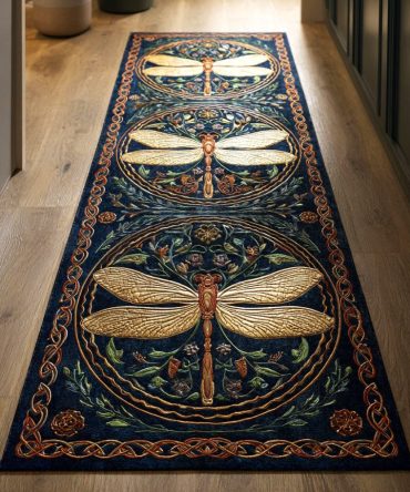 Twilight Medallion Runner Rug — Ornate Hallway Carpet With Subtle Contrast, Durable Low-Pile, Non-Slip & Easy Maintenance