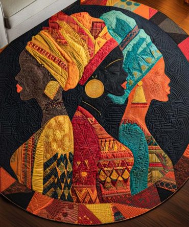Cultural Radiance Round Rug — Vibrant Multicolor Round Area Rug With Global Motifs For Eclectic Spaces, Living Rooms & Creative Studios