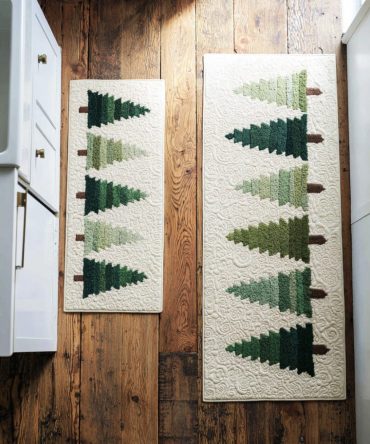 Evergreen Joy Lights Kitchen Rug Runner — Anti-Slip, Machine-Washable Festive Mat With Twinkling Light Accents For Christmas