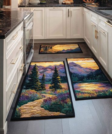 Forest Path Kitchen Rug — Nature-Inspired Non-Slip Runner, Low-Profile, Fade-Resistant & Machine Washable For Busy Kitchens
