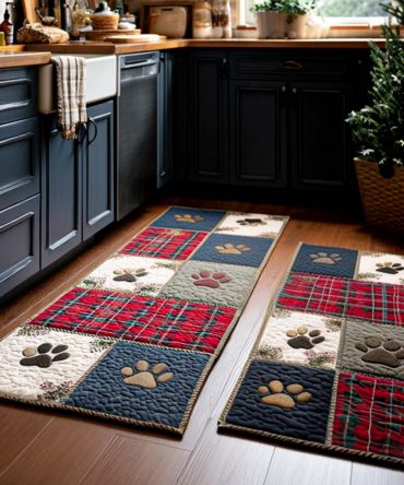 Gentle Paw Soft Kitchen Runner Rug - Low-Profile, Non-Slip Cushion Mat, Machine Washable, Pet-Safe And Fade-Resistant