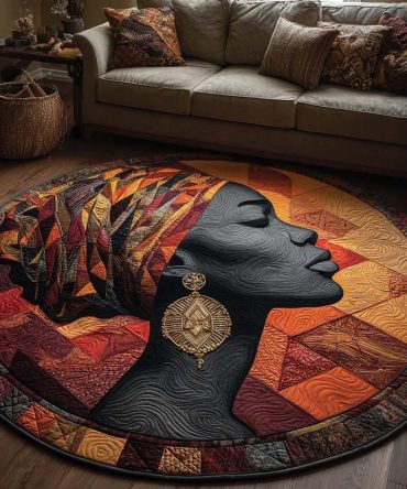 Golden Grace Round Area Rug — Luxurious Gold-Toned Round Rug For Glam Living, Entryway & Chic Dining Areas With Soft Plush Pile