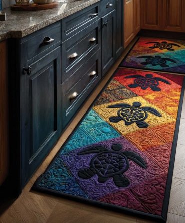 Little Paddles Cute Kitchen Rug — Whimsical Canoe & Paddle Design, Non-Skid, Soft Microfiber Floor Mat, Machine Washable For Kids' Areas
