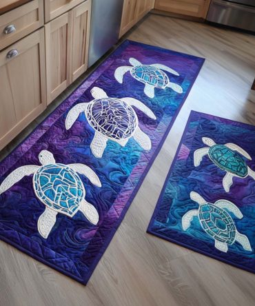 Long Life Charm Kitchen Rug — Durable Coastal-Style Runner, Stain-Resistant, Non-Slip Backing, Easy-Care Mat For High Traffic Areas