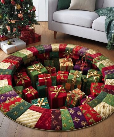Magic Depth Round Rug — Surreal 3D Illusion Area Rug For Living Room, Bedroom & Playroom , Plush, Non-Slip, Eye-Catching Floor Decor