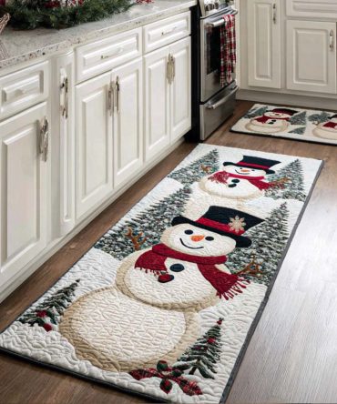 New Year Wish Festive Kitchen Runner - Anti-Slip Plush Mat, Machine-Washable Holiday Rug For Cozy Cooking, Entryways & Celebration Decor