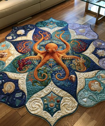 Ocean Curiosity Sea-Life Custom Rug — Vibrant Marine Design, Plush Soft Pile, Non-Slip Coastal Accent Rug For Nursery & Kids' Rooms