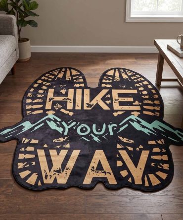 Trail Spirit Playroom Rug — Custom-Shaped Soft Area Rug For Kids Bedrooms & Nurseries, Non-Slip, Stain-Resistant, Cozy Accent