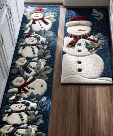 Winter Buddy Cozy Kitchen Rug - Plush Non-Slip Holiday Runner, Machine-Washable Soft Mat For Kitchens & Entry Areas