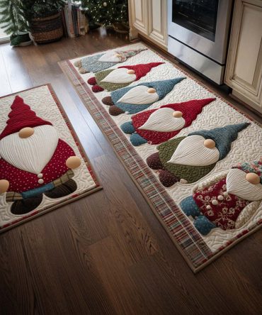 Cozy Yule Vibes Christmas Kitchen Rug - Plush Anti-Slip Holiday Runner, Machine-Washable Festive Mat For Entry & Cooking Comfort