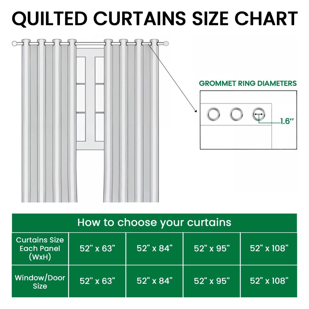 Afrocentric Harmony Quilted Curtains — Modern African Print Drapes With Thermal & Light-Filtering Lining, Sound-Dampening Quilting Energy-Smart - Image 2