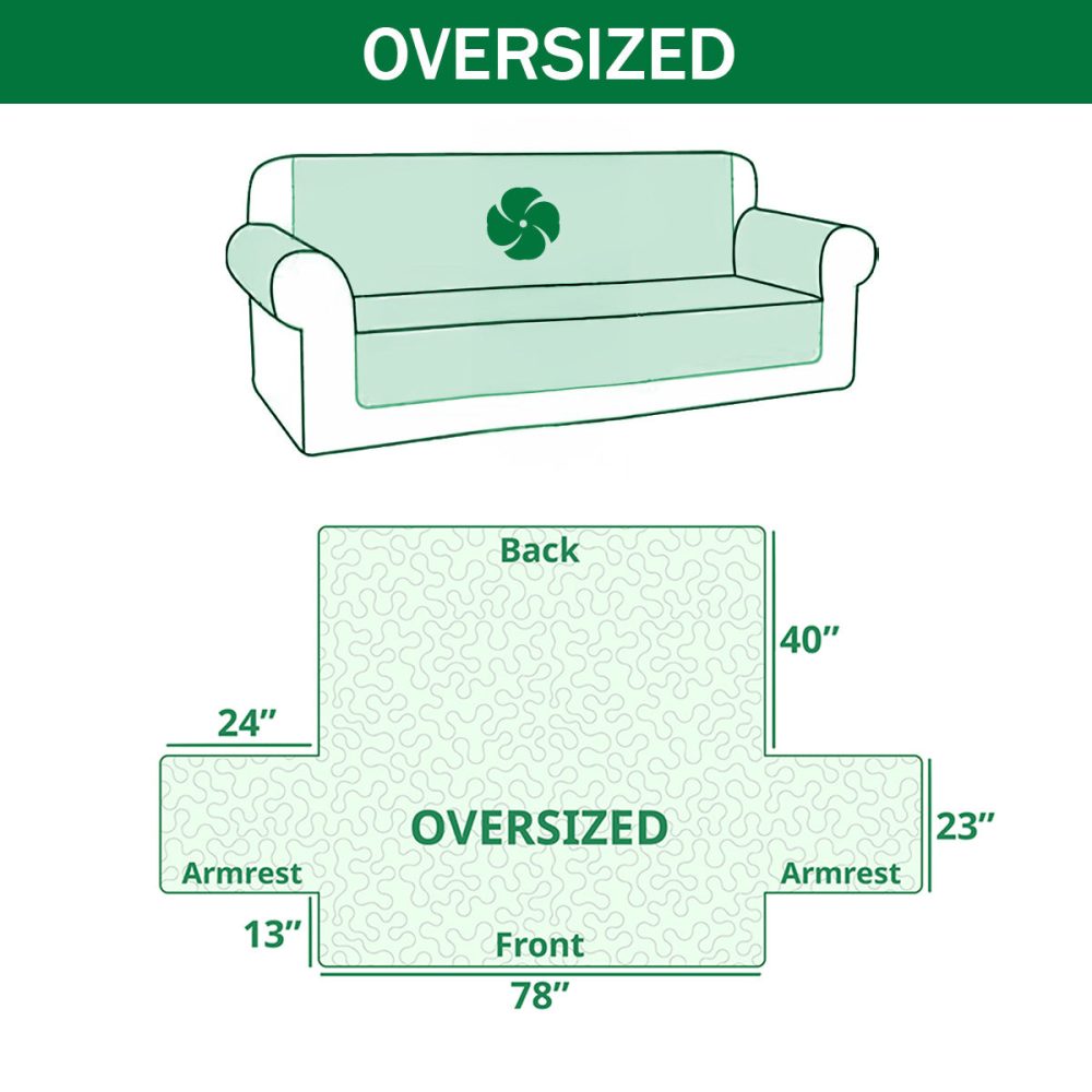 Blossom Paw Quilted Sofa Cover — Waterproof, Non-Slip Pet Protector Slipcover For Couches, Machine-Washable & Scratch-Resistant - Image 6